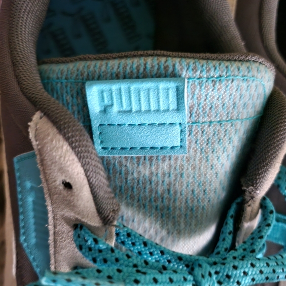 PUMA..sz 13 mens..turquoise/grey - Picture 8 of 10
